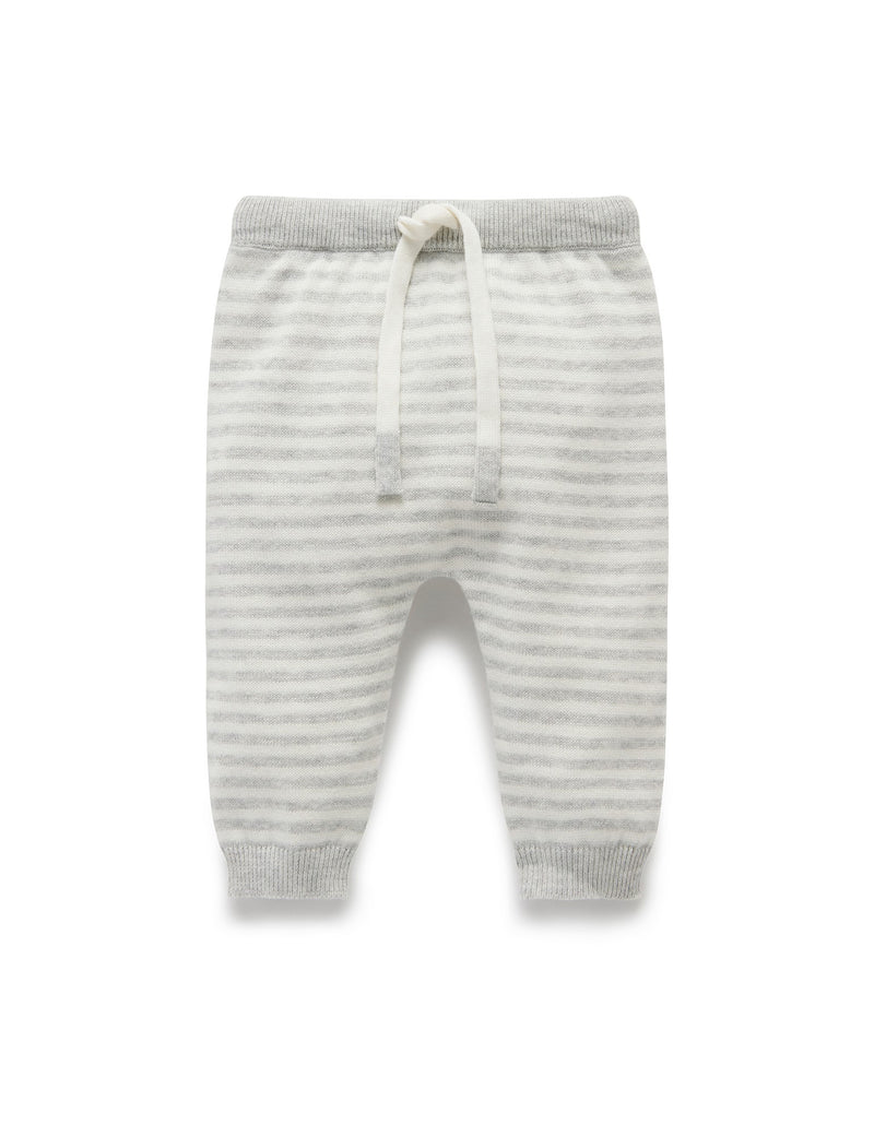 Purebaby | Stripe Knit Legging