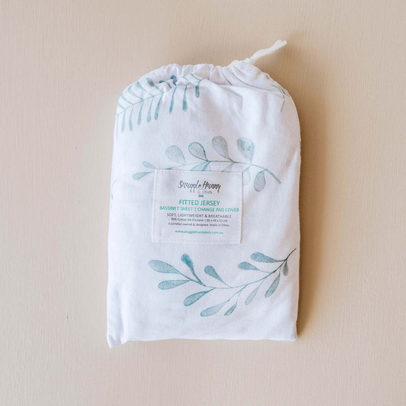 Snuggle Hunny Kids Wild Fern | Bassinet Sheet / Change Pad Cover