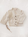 Karibou | Carter Cotton Knit Cardigan - Natural