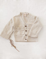 Karibou | Carter Cotton Knit Cardigan - Natural