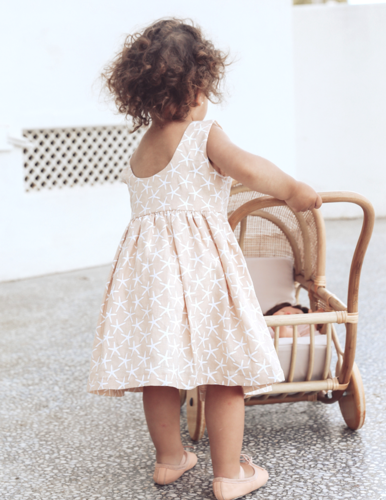 Karibou | Nikita Low Back Linen Dress - Starfish Summer