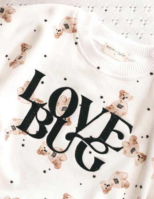 Bencer & Hazelnut | LOVE BUG Jumper - Peshal Bear