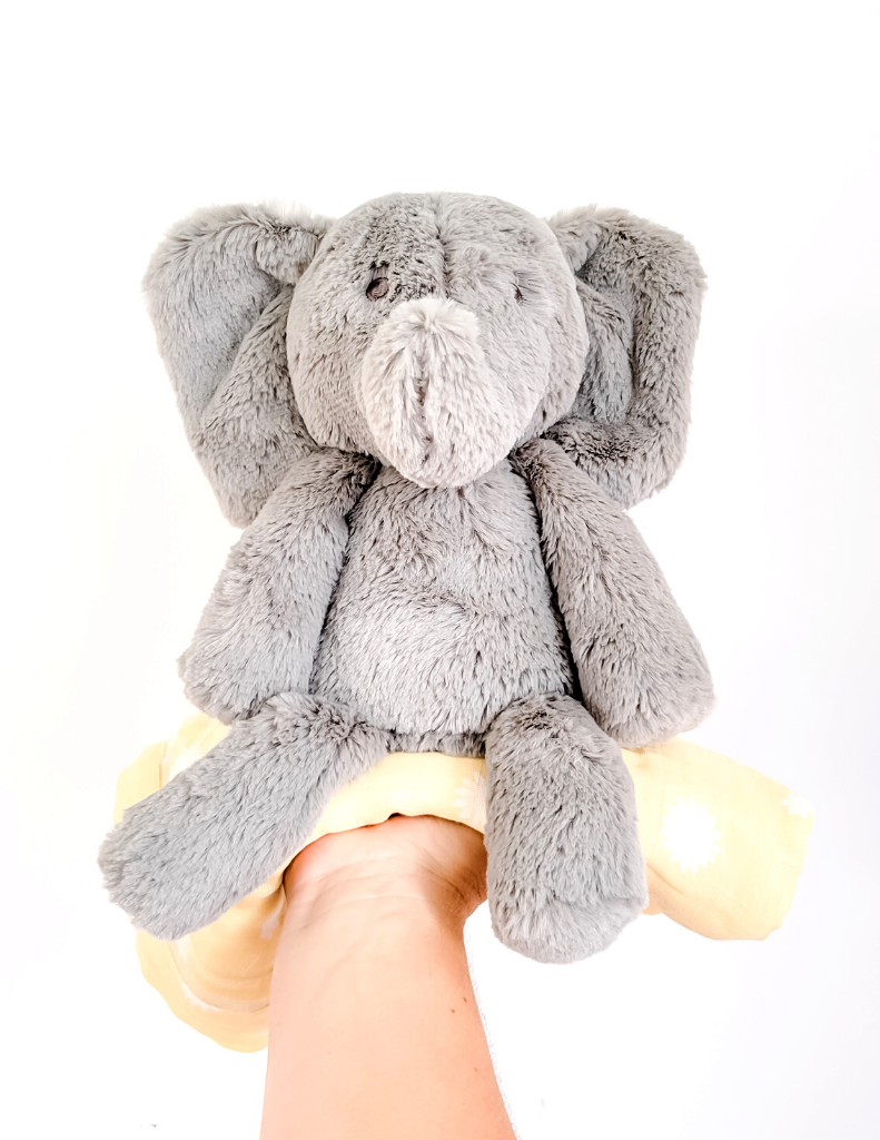 OB Designs | Emory Elephant Soft Toy | Grey