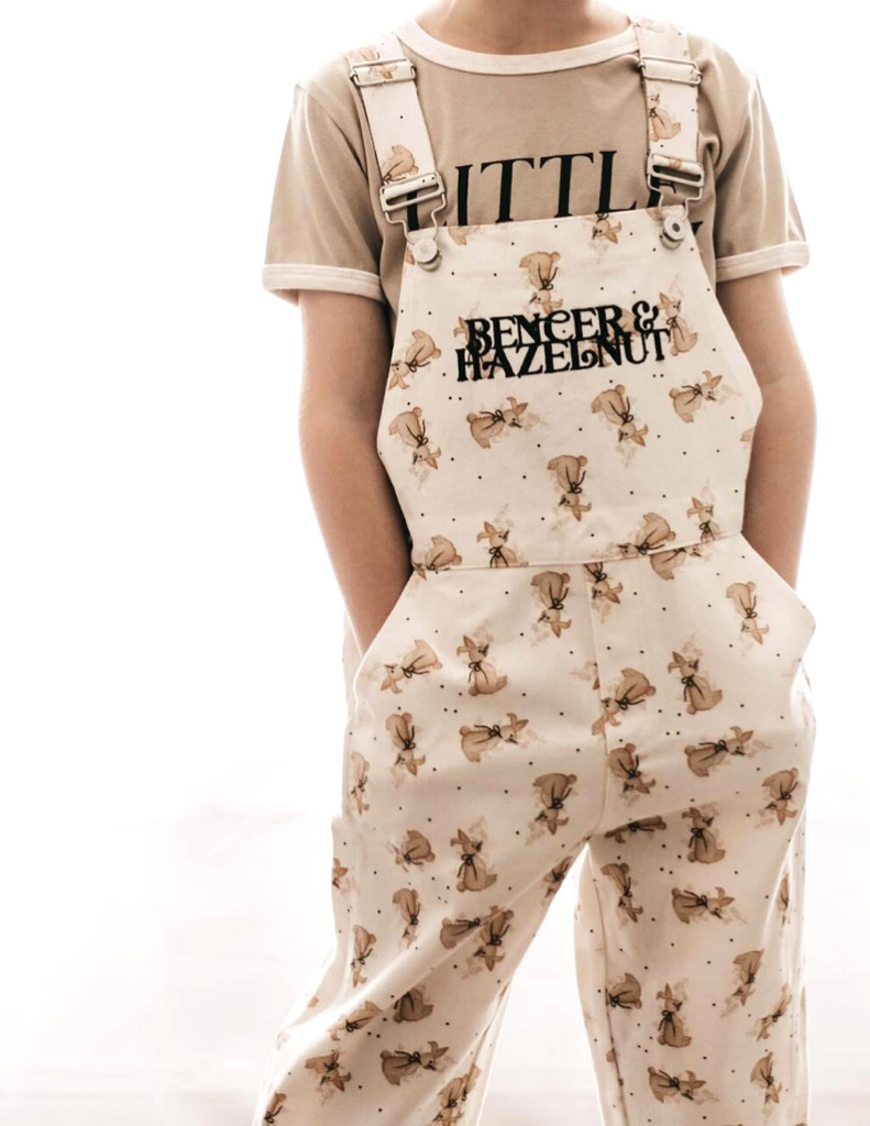 Bencer & Hazelnut | Little Bunny Overalls