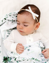 Snuggle Hunny Kids | White Velvet Bow