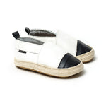 Pretty Brave | ESPADRILLE White with Black Toe