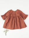 Karibou | Indi Bell Sleeve Linen Dress - Sunkiss