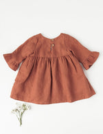 Karibou | Indi Bell Sleeve Linen Dress - Sunkiss