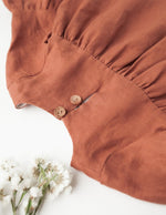 Karibou | Indi Bell Sleeve Linen Dress - Sunkiss