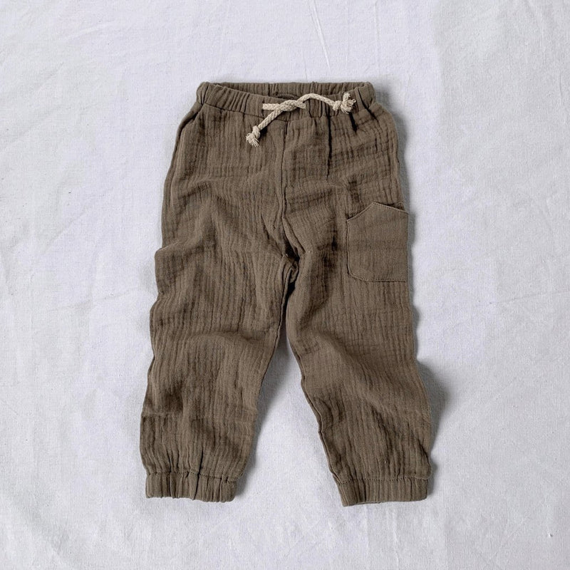 Enchanted Label | Muslin Pants - Olive