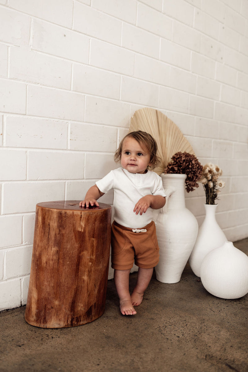 Snuggle Hunny Kids | Chestnut Shorts