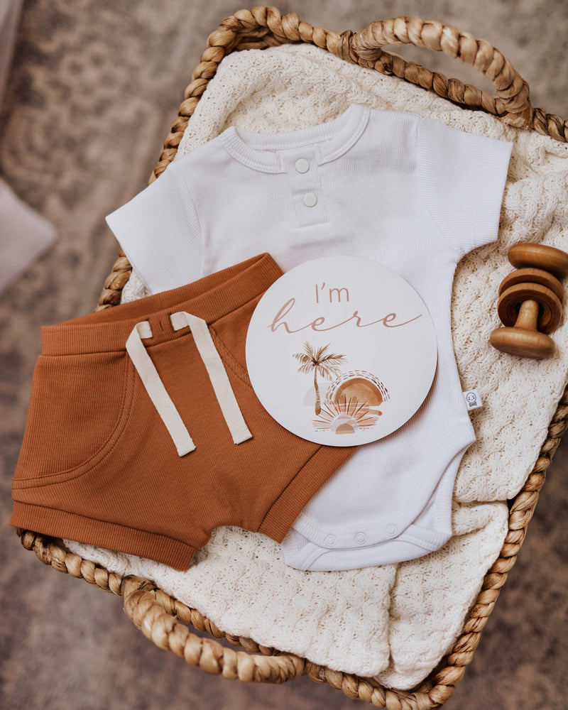 Snuggle Hunny Kids | Chestnut Shorts