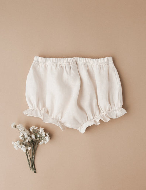 Karibou | Ella Linen Bloomers - Cream