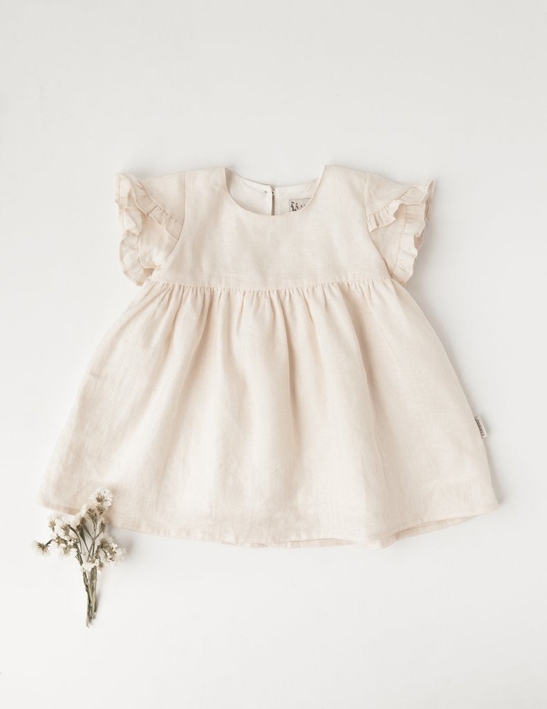 Karibou | Ella Linen Dress - Cream