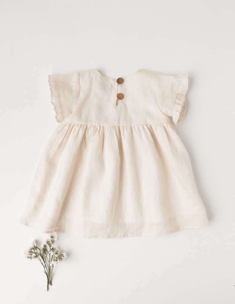 Karibou | Ella Linen Dress - Cream