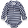 Purebaby | Long Sleeve Swimsuit French Stripe