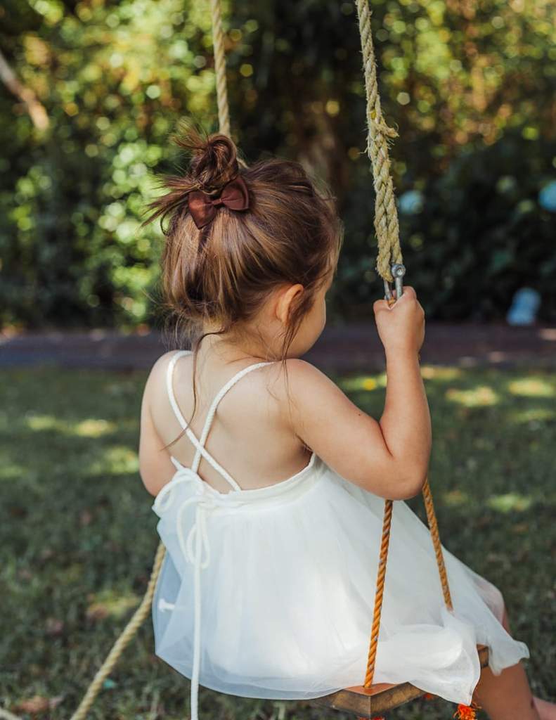 Karibou | Willa Linen Tutu Dress - White Magic